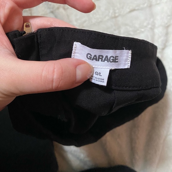 Black Garage Mini Skirt - Picture 2 of 5